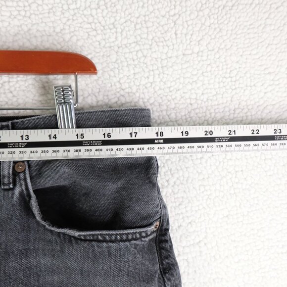 Agolde 90’s Jeans in Dark Grey - Women’s 32 - Picture 6 of 12